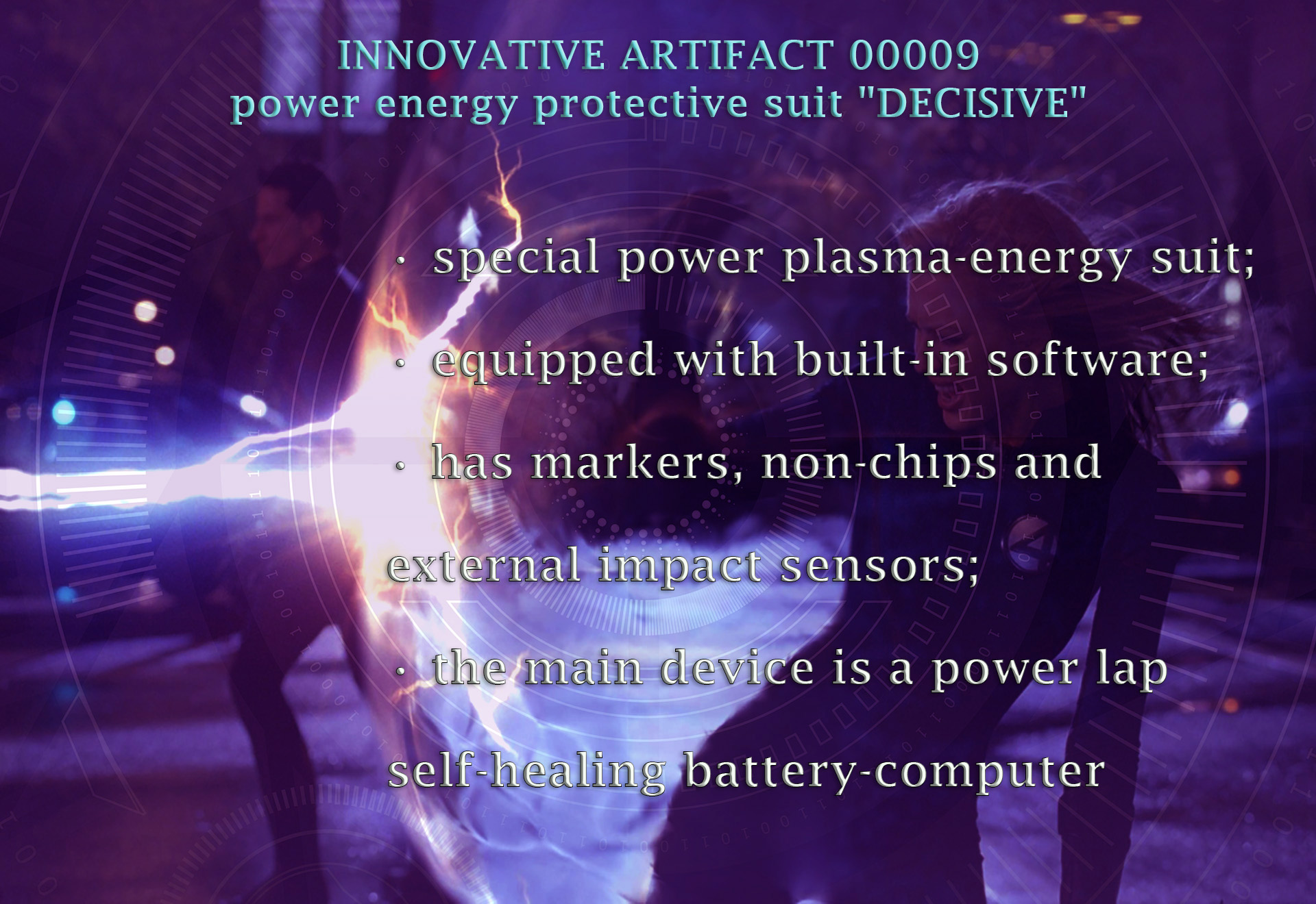 Power suit of human protection «DECISIVE»